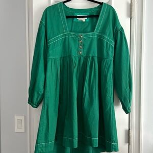 Anthropologie size small green dress